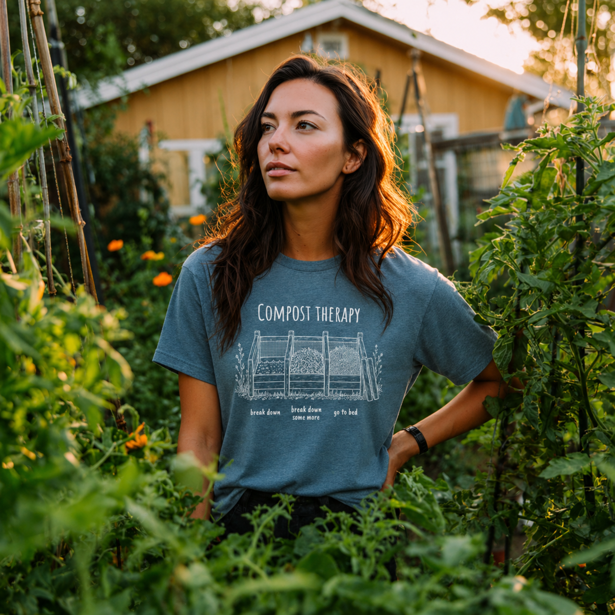 Compost Therapy / Women's Relaxed Cotton T-Shirt